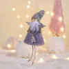Suprimentos de Decoração de Natal Criativo Anjo Rosa Chapéu de Cashmere Estimado Pingente de Menina Árvore de Natal Pequeno Pingente