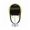 Franja Mini, Franja com Efeito Leve (Air Bangs), Franja Falsa, Franja Realista para Mulheres, Aplique de Cabelo com Franja Fina