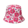 Chapéu de Sol Verão Casual Versátil Estilo Japonês Estilo Coreano Pequeno Fresco Chapéu de Sol Chapéu de Pescador com Flores Mostra Rosto Pequeno