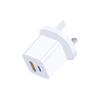 Carga Rápida de 33W Estándar Europeo Transfronterizo Certificación CE Adecuado para Samsung S20S21S22 Apple 15 Cargador Adaptador de CA