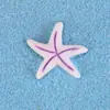 Vendedor ambulante: Figuritas de resina de dibujos animados de estrellas de mar y delfines, decoraciones DIY para acuarios, pequeños adornos para peceras y pasadores para el cabello