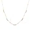 Aogu Moda Europea y Americana Personalidad Chapado en Oro Circonita Acero Inoxidable Collar para Mujeres Ins Nicho Gama Alta Versátil Cadena para Clavícula