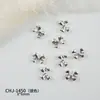 Accesorios de Aleación de Uñas de Moda Mini Moño de Metal Dorado y Plateado Tridimensional Versátil Decoraciones de Uñas Portátiles