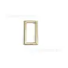 En Stock Anillo Hebilla Metálico Segunda Calidad Moda Elegante Rectangular Accesorio Ropa Bolsa Ferretería Cinturón Ajustable