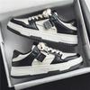 Zapatillas de Moda Trendy para Hombre de Cuatro Estaciones, Zapatos Casuales de Corte Bajo con Contraste de Color y Suela Gruesa, Zapatos de Nicho con Diseño Estudiantil para Reparto
