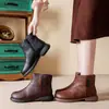 En stock: Botas Retro Martin para mujer, nueva colección de invierno 2026, botines Chelsea de suela gruesa, botines versátiles, botines ajustados para mujer