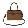 Bolso de Mano de Oficina de Alta Gama con Bloques de Color para Mujer, Nuevo Bolso Cruzado de Moda Vintage 2026, Bolso Saco Versátil para el Viaje Diario