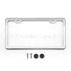 Moldura de Placa de Licença Moldura de Placa de Licença Padrão Americano Suporte de Placa de Licença dos EUA Moldura de Placa de Licença Suporte de Placa de Licença de Aço Inoxidável Capa de Placa de Licença Transfronteiriça Xclpf