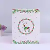 Promoção Corporativa Cartão Branco Bolsa de Mão para Roupas Logo Personalizado Impressão Colorida Óculos Joias Embalagem de Chá Bolsa de Papel