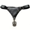 Calça masculina de três argolas estilo fio dental calça masculina de retardo