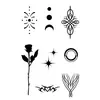Pegatinas de Tatuaje de Cintura Y2K Transfronterizas en Negro, Rojo y Rosa para Parejas, Reuniones Divertidas, Fiestas, Pegatinas de Tatuaje de Cintura Sexy Temporales