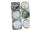 Edición limitada de invierno lentejuelas mágicas de copo de nieve joyería para uñas polarizada material de copo de nieve colorido de 4 mm cáñamo de flujo DIY hecho a mano