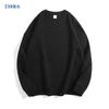 Sudaderas de Algodón de Manga Corta de Color Puro para Familia Ropa para Niños de Cuello Redondo Tipo Jersey de Manga Larga Estampado Personalizado Patrón Logotipo