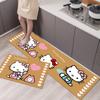 Tapete de cocina fresco de estilo americano, manta de noche, alfombra larga, tapete para puerta de entrada, tapete de corte completo, exportación transfronteriza