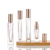 Frasco Cilíndrico de Perfume en Spray de Vidrio Engrosado 5ml Degradado Portátil Muestra Pequeña Perfume de Pequeña Capacidad Botella Vacía