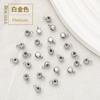 Accesorios para Joyería Hechos a Mano DIY de 18k con Perla de Posicionamiento de Silicona Colgante Perla Ajustable Perla Redonda Material para Collares con Perlas Perla