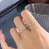 Anillo de plata de ley s925 cielo estrellado, estilo japonés, simple, clásico, exquisito, moderno, versátil, elegante, hermoso diseño de anillo