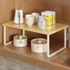Prateleiras Escalonadas para Armário, Prateleiras de Armazenamento para Cozinha, Prateleiras de Armazenamento para Bancada, Divisórias de Armário, Pratos para Temperos, Suportes para Panelas, Armazenamento em Múltiplas Camadas