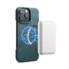 Funda Denior Apple 17Pro para Teléfono Móvil Iphone16 Tacto Piel Succión Magnética Invisible 15 Carga Inalámbrica Funda Protectora Air