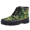 Zapatos de Trabajo de Caña Alta con Suela de Goma Camuflados para Hombre, Duraderos y Transpirables para Protección Laboral y Trabajos de Construcción