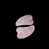 Ornatos de Cristal de Pedra Natural do Fabricante, Formato de Abertura Única, Pedra para Alívio de Estresse por Massagem e Gua Sha, Massagem de Cuidado para Gua Sha dos Olhos