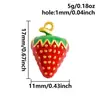 Pingente de Aço Inoxidável Processo de Gotejamento de Óleo Vermelho Série Marinha Acessórios para Joias DIY Pingentes para Pulseira Colar