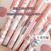 Alto valor de cor em caneta de clique estilo fofo 0.5 preta com carga esferográfica gel para papelaria atacado estudantes
