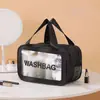 Bolsa organizadora de viagem, nécessaire, bolsa de higiene pessoal, bolsa de praia simples para natação e fitness, prática para produtos de higiene pessoal