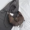 Bolsa Tote Elegante com Textura Retrô Transfronteiriça Feminina Novo Estilo Outono/Inverno 2026 Grande Capacidade Casual para o Dia a Dia Bolsa Transversal