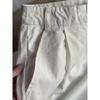 Pantalones casuales de pierna ancha y cintura alta para mujer, de tela de sarga de algodón de alta calidad y alta calidad, de primavera y verano, para mujer