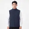 Colete estilo montanha para uso externo, leve e quente, mesmo estilo da marca popular, disponível em tamanhos para casais, outono/inverno, com gola alta, material softshell, jaqueta colete casual