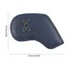 Fundas personalizadas para hierros de golf, fundas de cabeza de palo de PU de doble cara con borde de aceite digital de colores, fundas para palos de golf