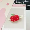 Grampo de Cabelo Fofo de Menina Coração Onda Bolinhas Maçã Vermelha Ins Versátil Estilo Japonês e Coreano Franja Presilha Lateral Adereço de Cabeça Desenho Animado Grampo Quebrado