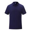 Camisa polo publicitaria, mono con logo estampado fijo, solapa, manga corta, camisa cultural impresa para fabricantes de ropa grupal bordada