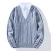 Dropshipping Comercio Exterior Transfronterizo Dropshipping Aliexpress Suéter Suéter para Hombre Nuevo Alta Calidad Color Sólido Talla Grande