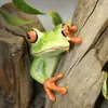 Sapo Transfronteiriço Temático de Sapo Ornamento Decorativo para Mesa de Escritório Monitor Animal de Estimação para Chá Pequeno Presente Criativo Artesanato de Sapo Estatueta