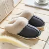 Pantuflas de Algodón Ropa de Casa de Felpa Otoño e Invierno Más Vendidas Pareja Cálidas Antideslizantes de Algodón para Mujer Pantuflas para Damas al por Mayor