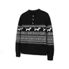 Suéter henley para hombre estilo retro americano para otoño e invierno, top básico de punto de alta gama de ajuste holgado talla grande