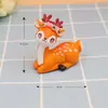 Decoraciones DIY Adornos para Micro Paisajes Animales de Dibujos Animados Lindos Adornos de Ciervo Sika Manualidades Adornos para Jardín y Paisajismo