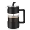 Prensa Francesa de Vidro Espesso Resistente ao Calor Filtro de Aço Inoxidável Cafeteira Doméstica Filtro Prensa Cafeteira Manual Pour-Over Filtro