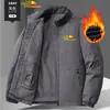 Chaquetas Casuales Holgadas de Otoño e Invierno para Hombres de Mediana Edad y Mayores Chaquetas Deportivas Gruesas de Terciopelo para Exteriores Se Pueden Estampar con Imágenes