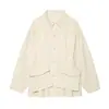 Moda Femenina Europea y Americana Transfronteriza Aliexpress Venta Caliente Chaqueta Elegante con Decoración de Bolsillo