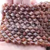 Cuentas Facetadas de Doble Punta de 8 mm Cuentas Espaciadoras Facetadas Cuentas Sueltas Pulsera de Piedra Natural Cristal Ágata con Cuentas Joyería DIY Bicono