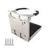 Portavasos plegable de acero inoxidable, soporte para tazas, portavasos para coche, estante para bebidas, portavasos retráctil ajustable para barcos y coches