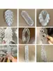 Accesorios Decorativos para Lámparas de Cristal Piezas de Vidrio para Lámparas Piezas Decorativas de Vidrio con Forma de Hoja Piezas de Repuesto de Vidrio Transparente Esmerilado