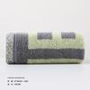 Toalha de algodão dourada quadrada 06KA0337A para uso doméstico, absorvente de algodão facial, 37*36 de espessura
