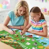 Póster Gigante para Colorear Transfronterizo Tema de Granja Mantel de Mesa para Pintar DIY Infantil Set de Actividad para Fiestas de Amazon Graffiti
