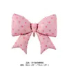 Globo Nuevo de Papel de Aluminio con Lazo de Lunares Grandes, Pajarita de Estampado de Leopardo de un Solo Color, Decoración de Cumpleaños Macarrón con Estampado de Leopardo