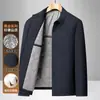 Popular Abrigo Ligero de Algodón para Hombre 2025 Primavera y Otoño Nuevo Top Casual Holgado Ropa de Abrigo Chaqueta de Algodón con Solapa Chaqueta