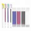 Marcador de Costura de Venta Caliente Transfronterizo Bolígrafo Borrable de Alta Temperatura Bolígrafo Borrable de 5 Colores Herramienta de Costura Recarga